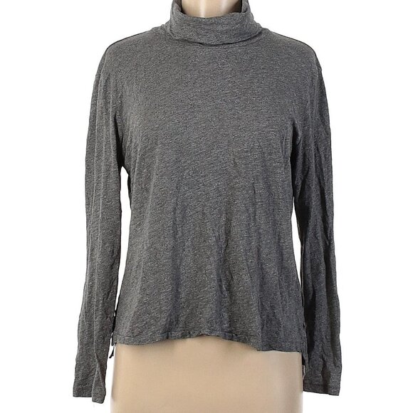 Madewell GrayTurtleneck Top M - Picture 1 of 12